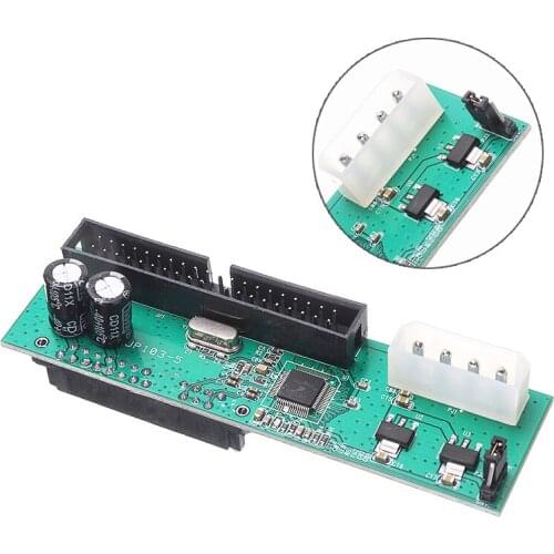 PATA IDE To SATA Hard Drive Converter Adapter 40 Pin IDE Port To Serial ATA Ports For 3.5/2.5 Inch HDD DVD