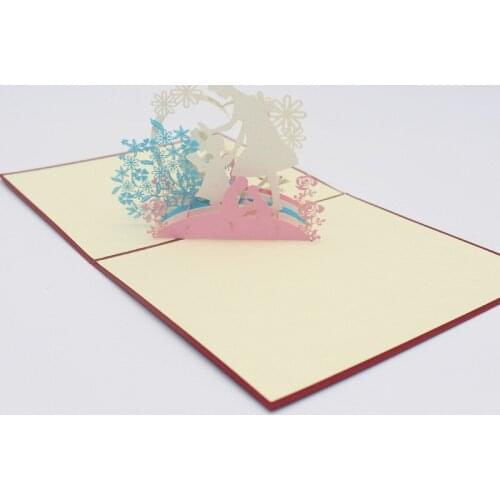 3D Handmade Thanks Show Love To Mom Paper Invitation Greeting Cards Blessing PostCard Grandmother Mothers Day Gift