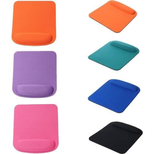 Anti-slip Soft Sponge Mouse Pad Mat Gaming Mouse Pad Cushion with Wrist Rest Mouse Mat Keyboard Pad Mat Keyboard Mouse Cushion