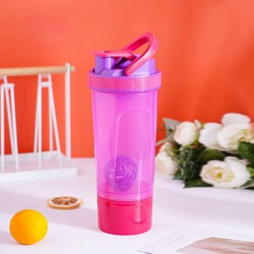 Large-capacity outdoor sports kettle protein powder shake cup cute portable water cup milkshake cup