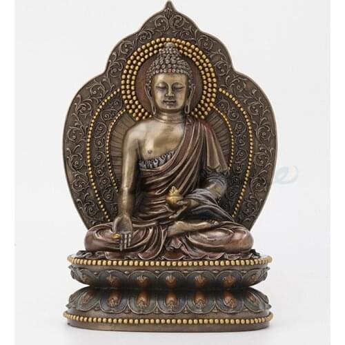 CHINESE STYLE CREATIVE BUDDHA ART FIGURINE BHAISAJYAGURU STATUE RESIN CRAFTS HOME DECORATION ACCESSORIES BIRTHDAY GIFT R4178