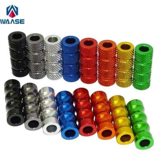 Waase Type-2 Motorcycle Gear Shift Brake Lever Toe Pegs Toepegs Pedals M6 6mm For Racing Rear Set