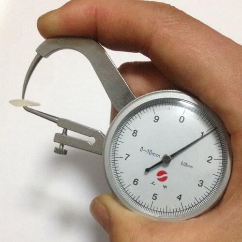 Dental, dial calipers, Thickness Gauge, easier to use, more accurate, Measuring range 0-10mm, precision: 0.05mm,Good quality
