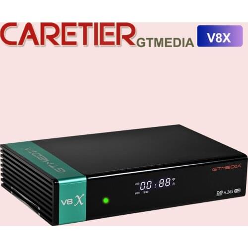 GTMedia V8X 1080P Full HD DVB-S/S2/S2X odbiornik satelitarny wsparcie CA PowerVu Bisskey H.265 wbudowana aktualizacja Wifi V8 No