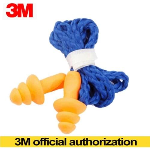 3M 1270 earplugs Christmas tree shape waterproof ear plugs Anti noise With lines Sleep Learn ear protector