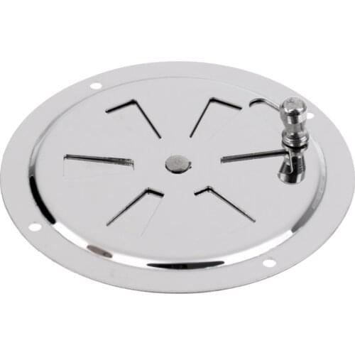 4" Stainless Steel Round Louvered Air Vent for Marine Boat RV Yacht Courtyard Accessories