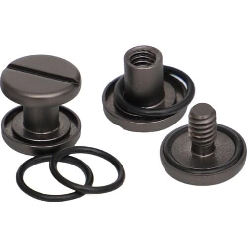 4PCS Replacement Marine Stainless Steel Scuba Diving Backplate Pad Book Screws