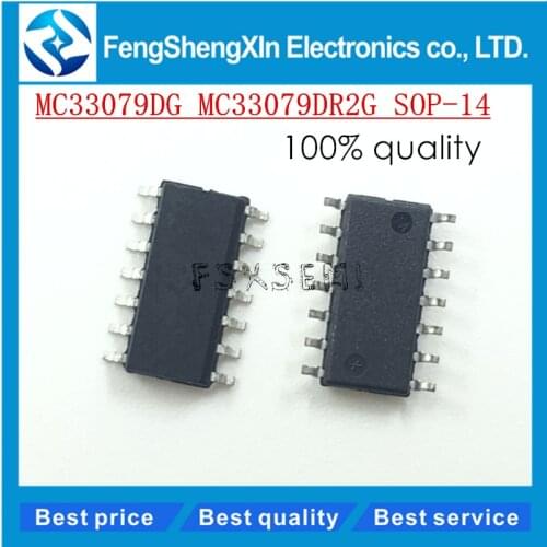 5pcs/lot MC33079 MC33079D MC33079DR2G MC33079DG Four operational amplifier IC SOP-14