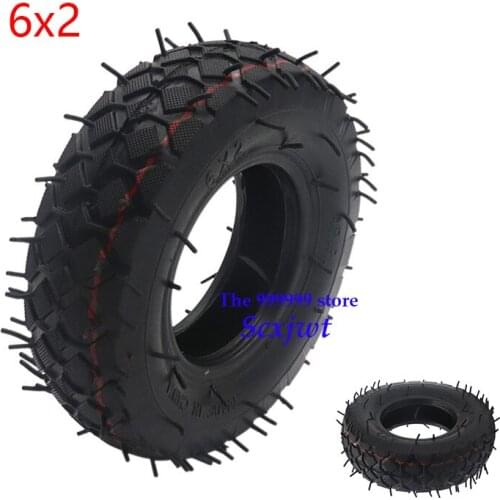 6*2 Tire with Inner Tube 6x2 tyre for Electric Scooter Modified Wheel160mm Pneumatic Tyre ElectricScooter F0 Pneumatic Wheel