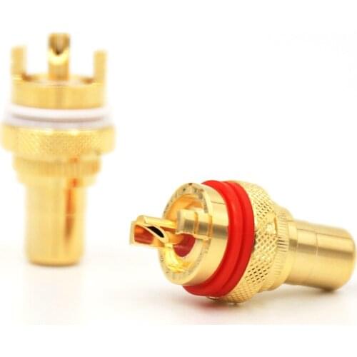 8pieces CMC style High Performance RCA Terminal Sockets HIFI RCA Socket RCA JACK Adapter