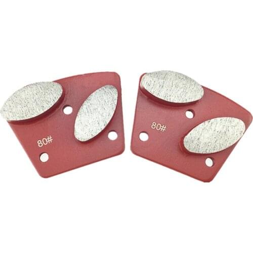 Diamond Tool New Design Oval Segments Universal Concrete Grinding Shoe High Grinding Performance Diamond Polishing Disc 9PCS