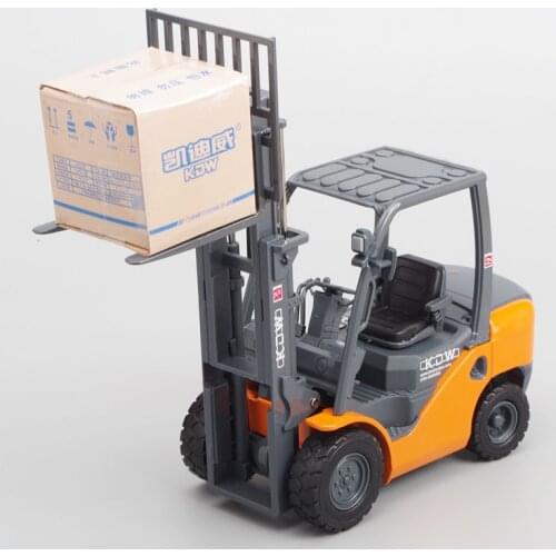 Interesting 1:20 alloy hydraulic light forklift model,metal adult engineering car model,simulation toy car model,free shipping