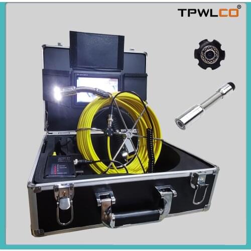 20M/30M/40M/50M Pipline Inspection CCTV Camera,Endoscope 23MM Lens Waterproof Sewer Pipe Industrial Camera Support Video Record