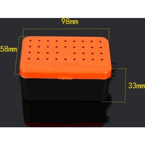 Fishing Tackle Box Multifunctional 2 Compartment Breathable Bait Organization Case For Lure Earthworms Worms