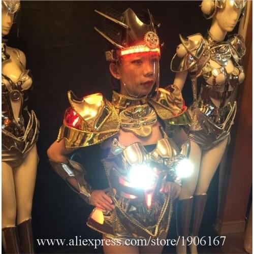 Fashion LED light costumes luminous light bra sexy car model wears clothes dj disco women party dress dancer stage show skirts
