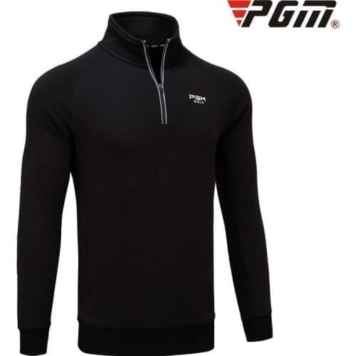 Crestgolf Golf Autumn Winter Sweater M,L,XL,XXL Size Mens High Collar Long Sleeve Sweater with Plush and Thickened Warm Shirt