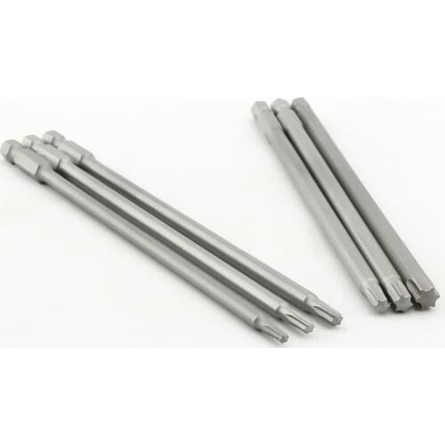 150mm Long Plum Magnetic Screw Driver Bits Sets Torx Electric Screwdriver Drill Wind Torx Head T10-T40