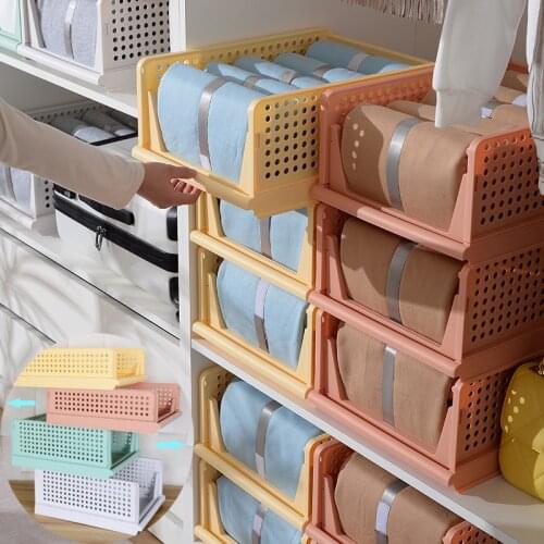 Stackable Wardrobe Drawer Units Cabinet Organizer Clothes Closet Storage Boxes Shelves Clothing Divider Board Cube Containers
