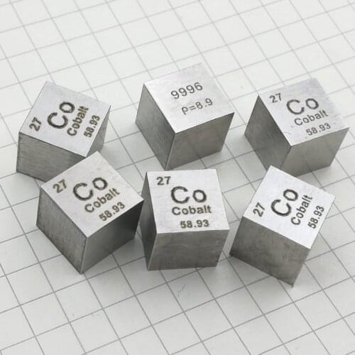 Periodic Table 10mm Element Cube Pure Metal Cubes for Element Collection Biz Gift Sb Cu Ti Co Nb W Mo Element Periodic 99.99