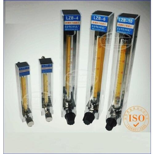 Glass Rotameter LZB-3/4/6/10 Float Flowmeter/Gas Flowmeter Liquid