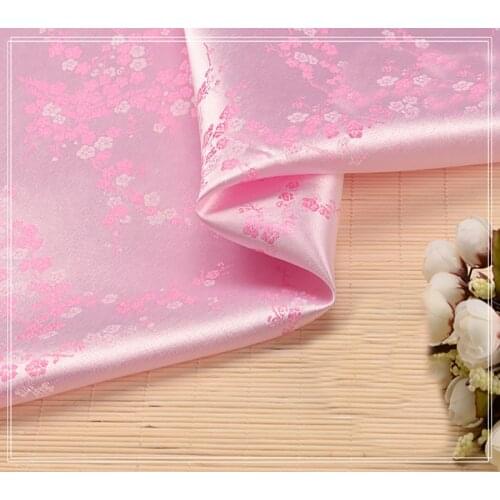 Plum Blossom style Brocade Fabric Damask Jacquard Apparel Costume Upholstery Furnishing Curtain DIY Clothing Material BY meter