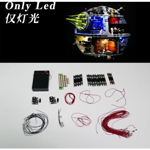 Only led lights kits for 75159 Death Star (NOT Include The Model)