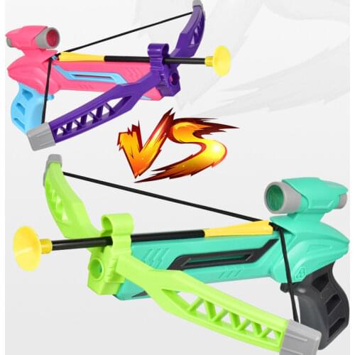Outdoor fun sports toy for big kids cross bow and arrow for hunting Plastic shooting Toys With Sucker Gifts Set Children Toy