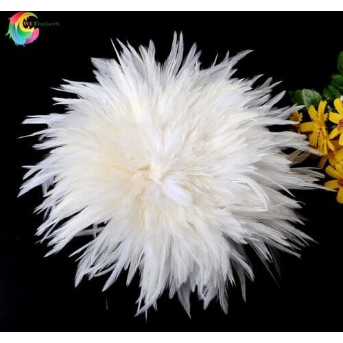 High Quality White Pheasant Feather Plumes Cotumes Decoration Accessories 6-8Inches For DIY Craft Wedding Jewelry Decoration
