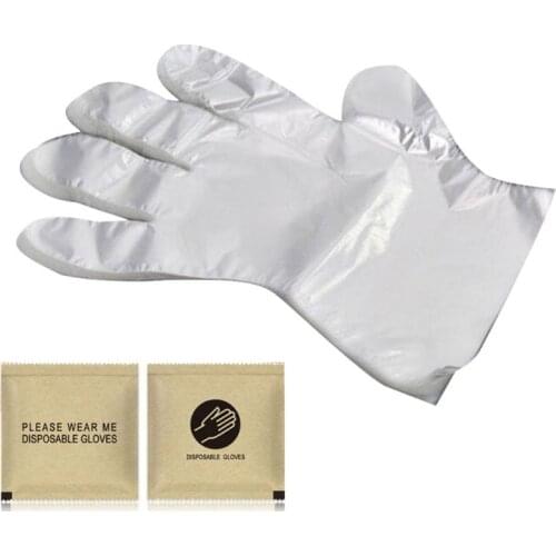 200pair Vinyl Disposable Gloves Powder Free Latex Free For Adult Kitchen Gloves E56D