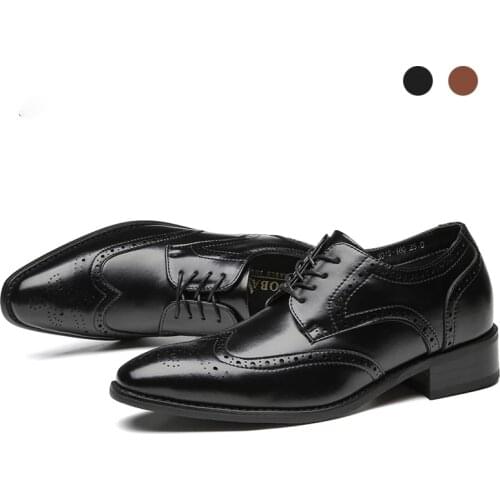 Derby Brogue Black Bridegroom Designer Handmade Dress Best Men Shoes for Men Original Genuine Leather