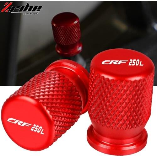 For Honda CRF250L CRF250M CRF 250L 250M CRF 250 L M 2012-2018 CNC Aluminum Accessorie Wheel Tire Valve Stem Caps Airtight Cover