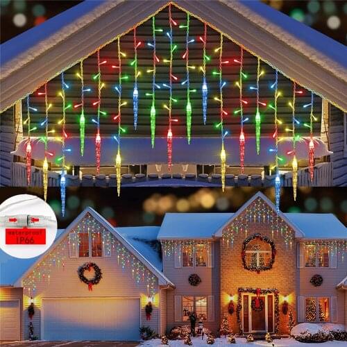 Светодиодные гирлянды-сосульки Heronsbill China At AliExpress