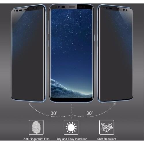 3D Curved Privacy tempered glass For Samsung Galaxy S8 S9 Plus Note 8 Anti-glare Full Cover Screen Protector Tempered S9 Glass