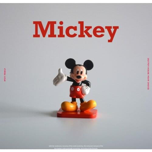 Disney 24piece 4cm classic mickey mouse collection figure toys mickey mouse microlandschaft toys