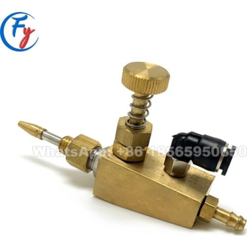 Brass micron mist siphon round spray air atomizing nozzle, high quality air atomizing nozzle with super fine mist
