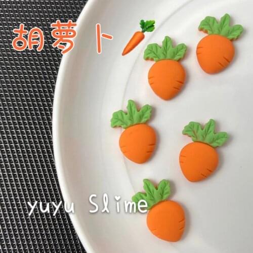 Simulation Fruit DIY Carrot Models Slime Material Kitchen Fruit Decoration Props Living Room Dining Table Decoration Photo Props