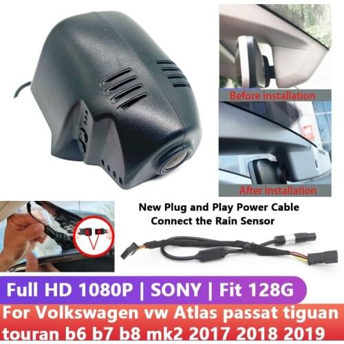 NEW ! Easy to install car dvr dash cam Car Camera For Volkswagen vw Atlas passat tiguan touran b6 b7 b8 mk2 2016 ~2020 2021 HD