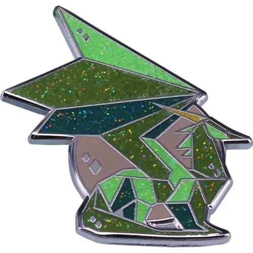 Spyro Crystal Dragon Glitter Badge Gamers Wonderful Collection