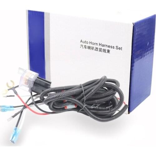 Relay Cable Horn Wiring Harness 12V Grille Mount Blast Tone Horns For Automotive High Quality Universal Durable A5KD