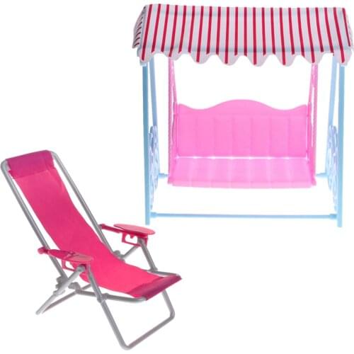 1/6 Scale Garden Swing Beach Deck Chair For Figure Accessory