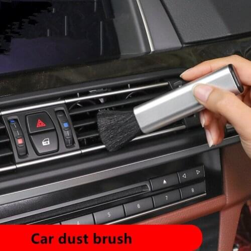 1pcs Car Air Conditioner Vent Brush Microfibre Car Grille Cleaner Auto Detailing Blinds Brush Car-styling Auto Accessories