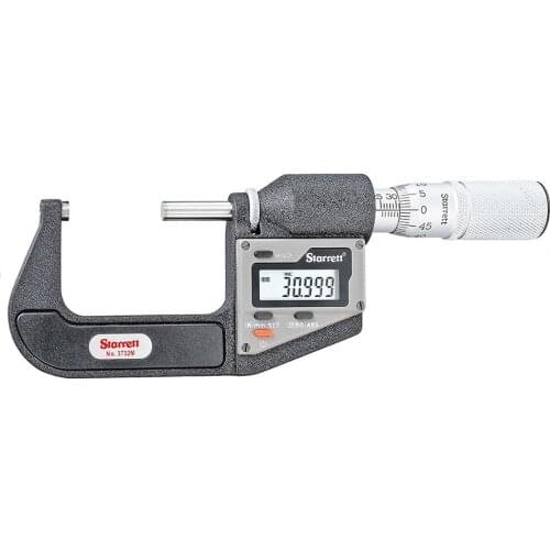 STARRETT 3732MEXFL 0-25/25-50/50-75/75-100/100-125/125-150mm Inch/Metric Electronic Micrometer without Output