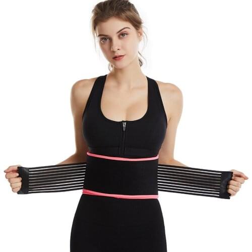 Waist Trainer For Women Belly Slimming Sheath Body Shaper Fat Compression Reducing Girdle Back Support Straps Short Torso