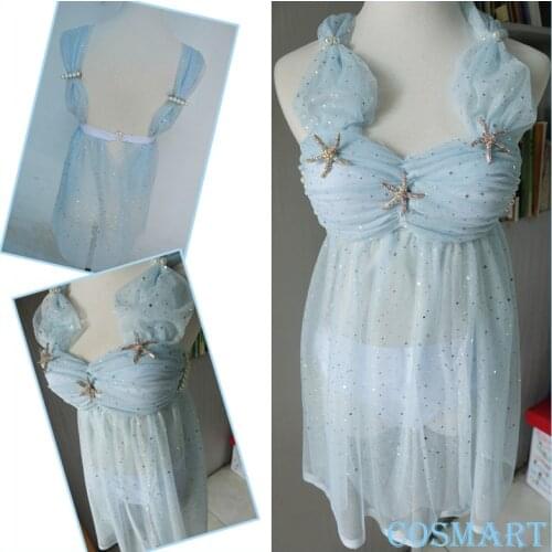 [STOCK]2018 NEW Beach Fairy Swimsuit Mermaid Bikini Swimwear Starfish Dream Bra Summer Lolita Sweet Clothing