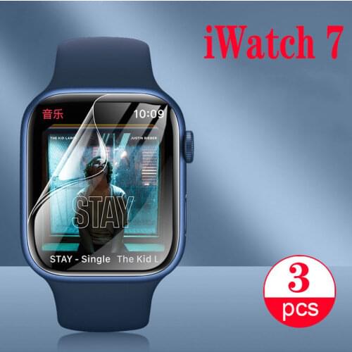 Film Strap For apple Watch band 44mm 40mm 42mm 38mm iwatch series 6 SE 3 4 5 Screen Protector cover BRACELET applewatch band