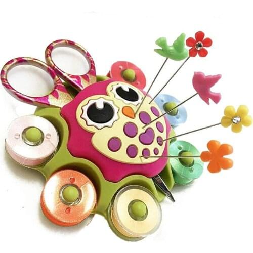 1PCS Sewing Caddy Organizer Scissor Holder Bobbins Holder Pincushion