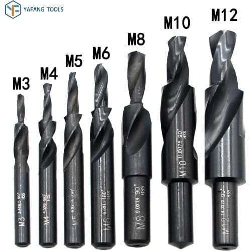 1PCS M3~M12 HSS M2-6542 Twist Step Drill Bit for Metalworking Nitride Coated Hole Drill Power Tools