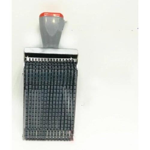 16 digit alphabet number symbol DIY scrapbooking date mark rolling stamp