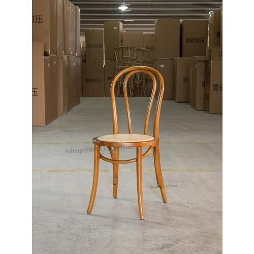 18th Chair Senna Chair 14th Vienna Curved Wood Chair Retro Chair American Country Solid Wood Dining Chair