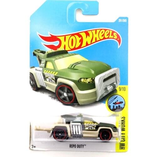 2017-261 Hot Wheels REPO DUTY Mini Alloy Coupe 1/64 Metal Diecast Model Car Kids Toys Gift